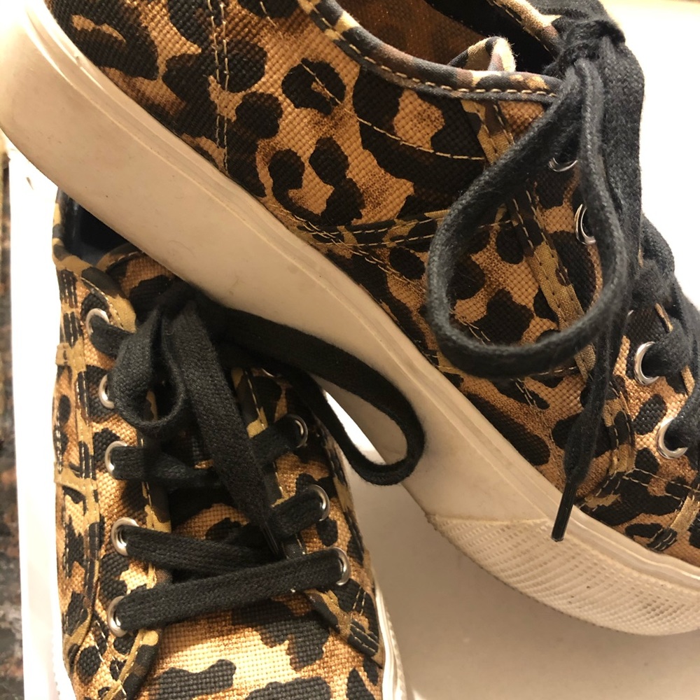 Steve Madden platform cheetah low tops